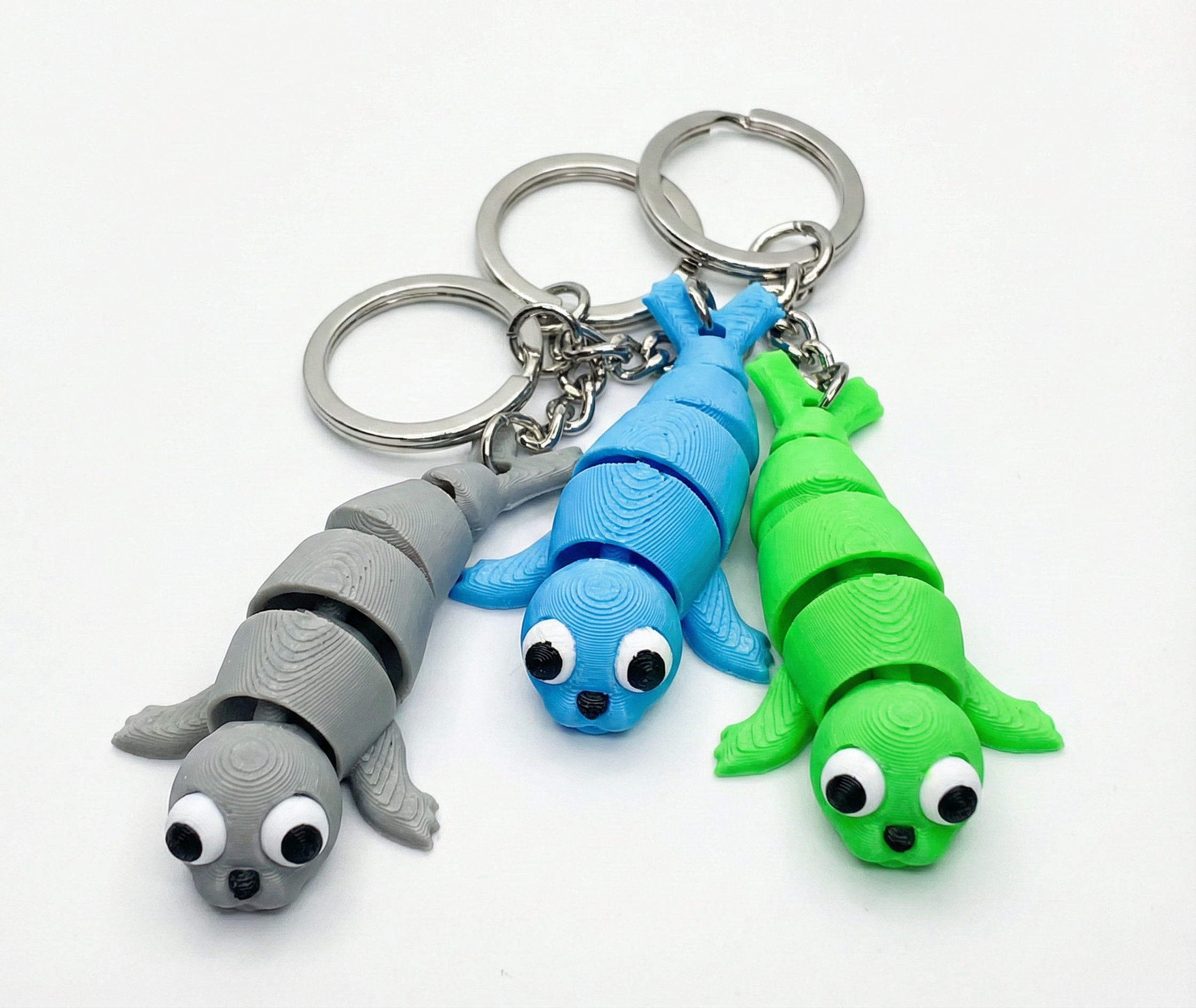 Fok Balığı Haraketli Anahtarlık