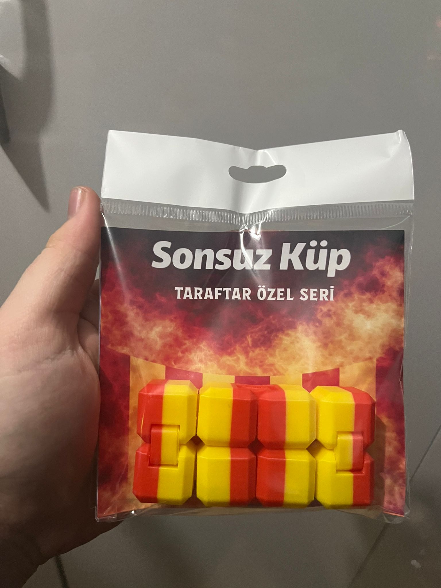 Sarı-Kırmızı Küp